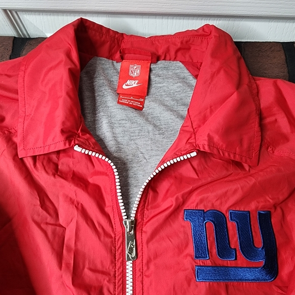 COPY - NWOT New York Giants Men's Windbreaker SZ S - Picture 2 of 5